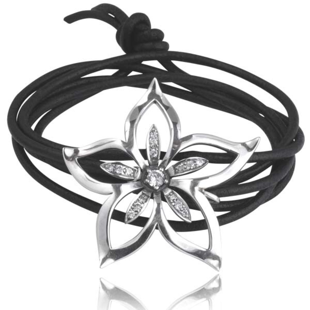 Izabel Camille Raw Leather Bracelet